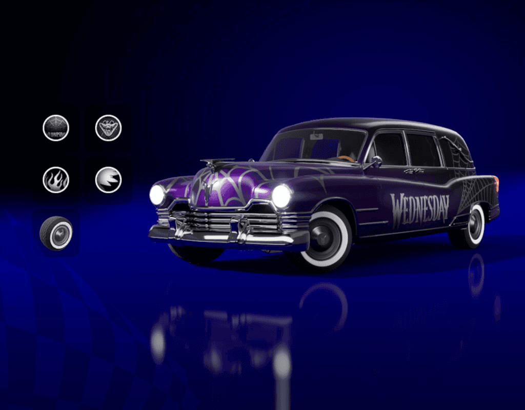 Hearse + Wednesday Bundle — Epic Bundles Fortnite cosmetic
