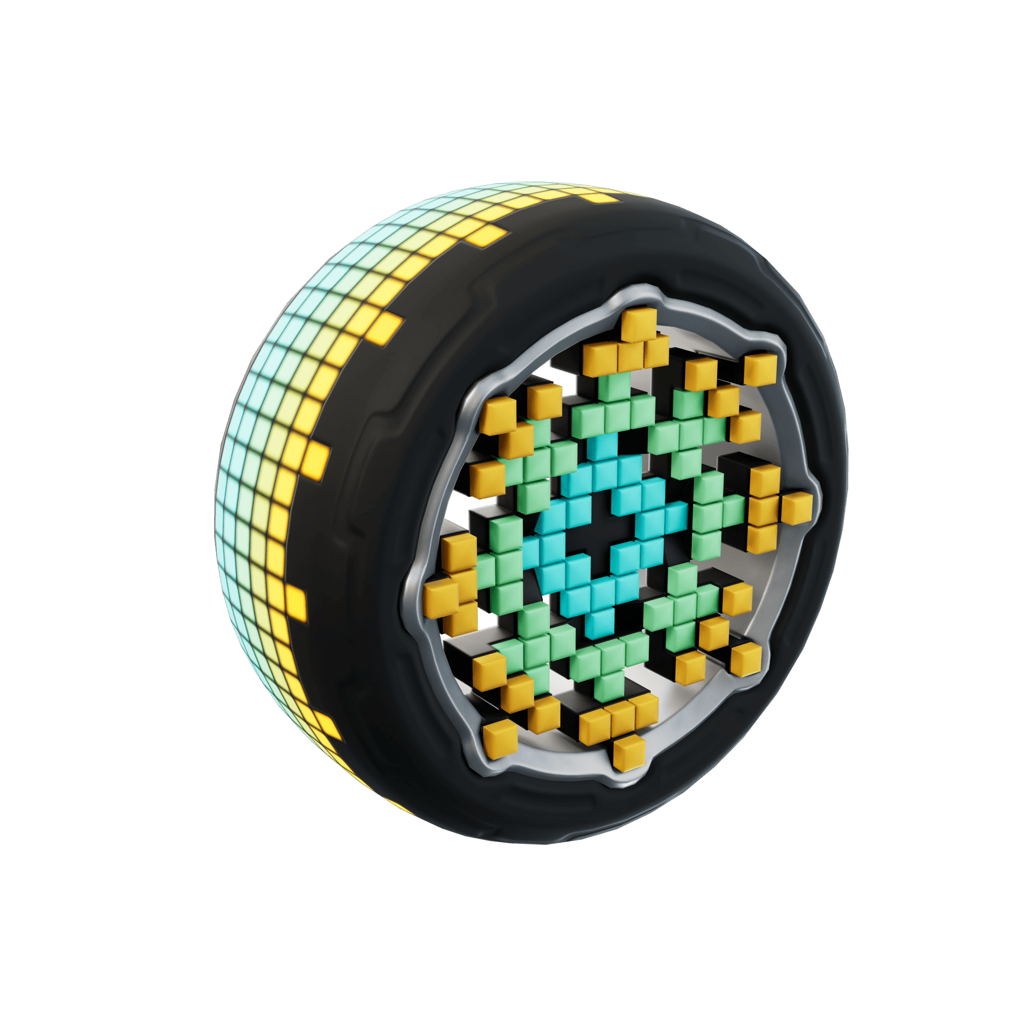 Blockout Wheels — Epic Bundles Fortnite cosmetic