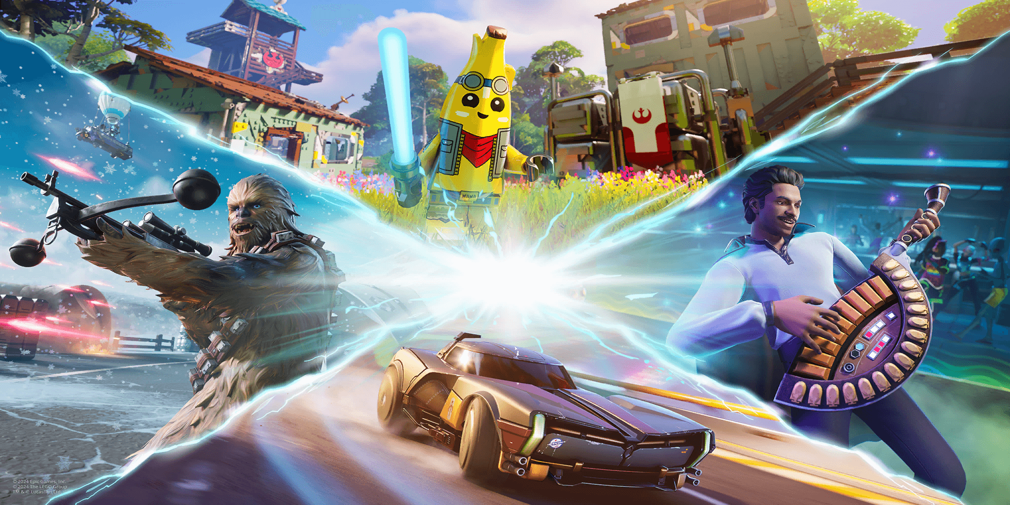 Galaxies Collide — Uncommon Loading Screen Fortnite cosmetic