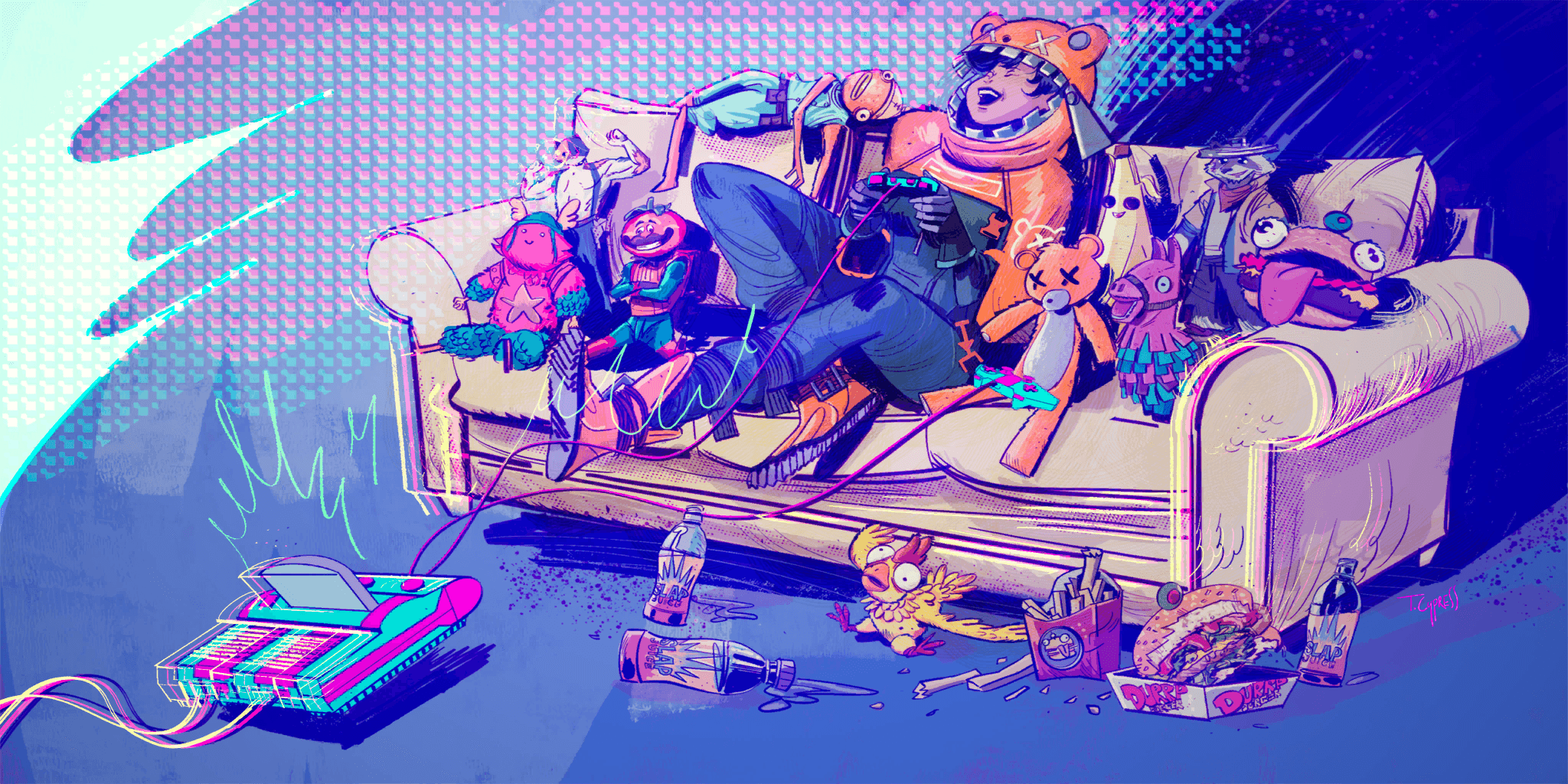 Couch Co-Op — Uncommon Loading Screen Fortnite cosmetic