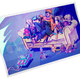 Couch Co-Op — Uncommon Loading Screen Fortnite cosmetic