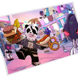 Pandamonium — Uncommon Loading Screen Fortnite cosmetic