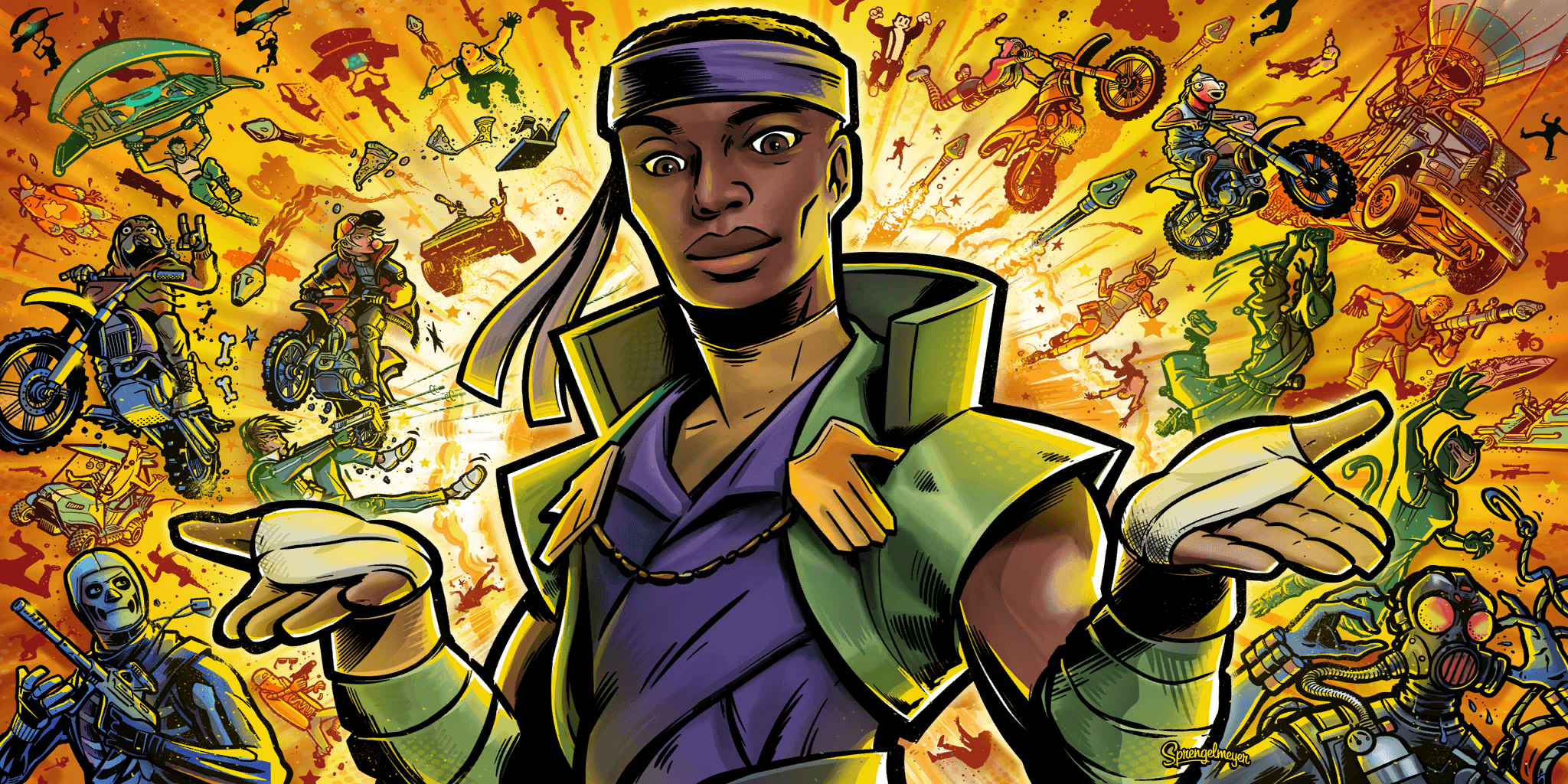 Traditional Khaby — Epic Loading Screen Fortnite cosmetic