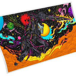 A Knight in the Cosmos — Uncommon Loading Screen Fortnite cosmetic