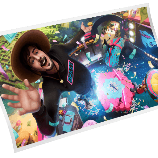 MrBeast Survival Games — Uncommon Loading Screen Fortnite cosmetic