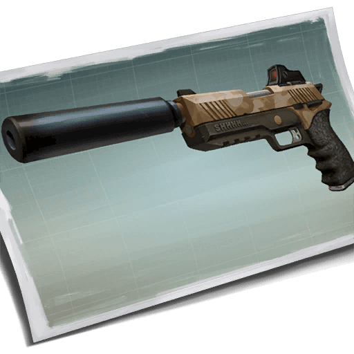 Suppressed Pistol — Uncommon Loading Screen Fortnite cosmetic