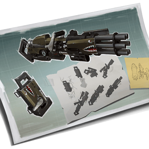 Minigun — Uncommon Loading Screen Fortnite cosmetic