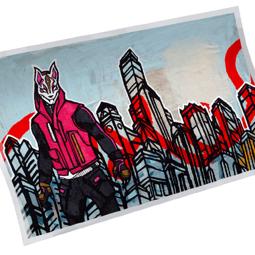 Downtown Drift — Uncommon Loading Screen Fortnite cosmetic