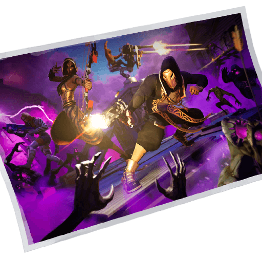 Never Surrender — Uncommon Loading Screen Fortnite cosmetic