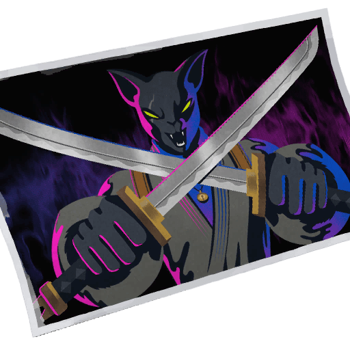 8 Lives Down — Uncommon Loading Screen Fortnite cosmetic