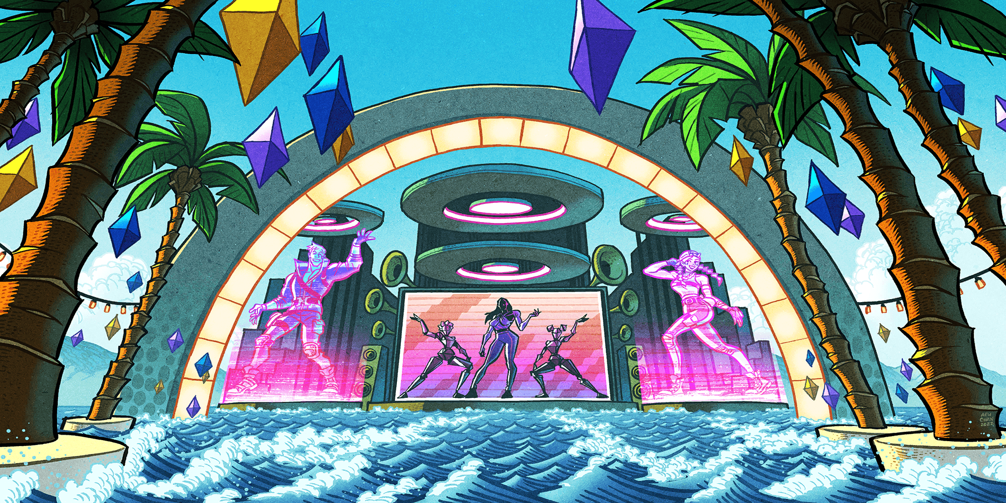 Aya's Island — Uncommon Loading Screen Fortnite cosmetic