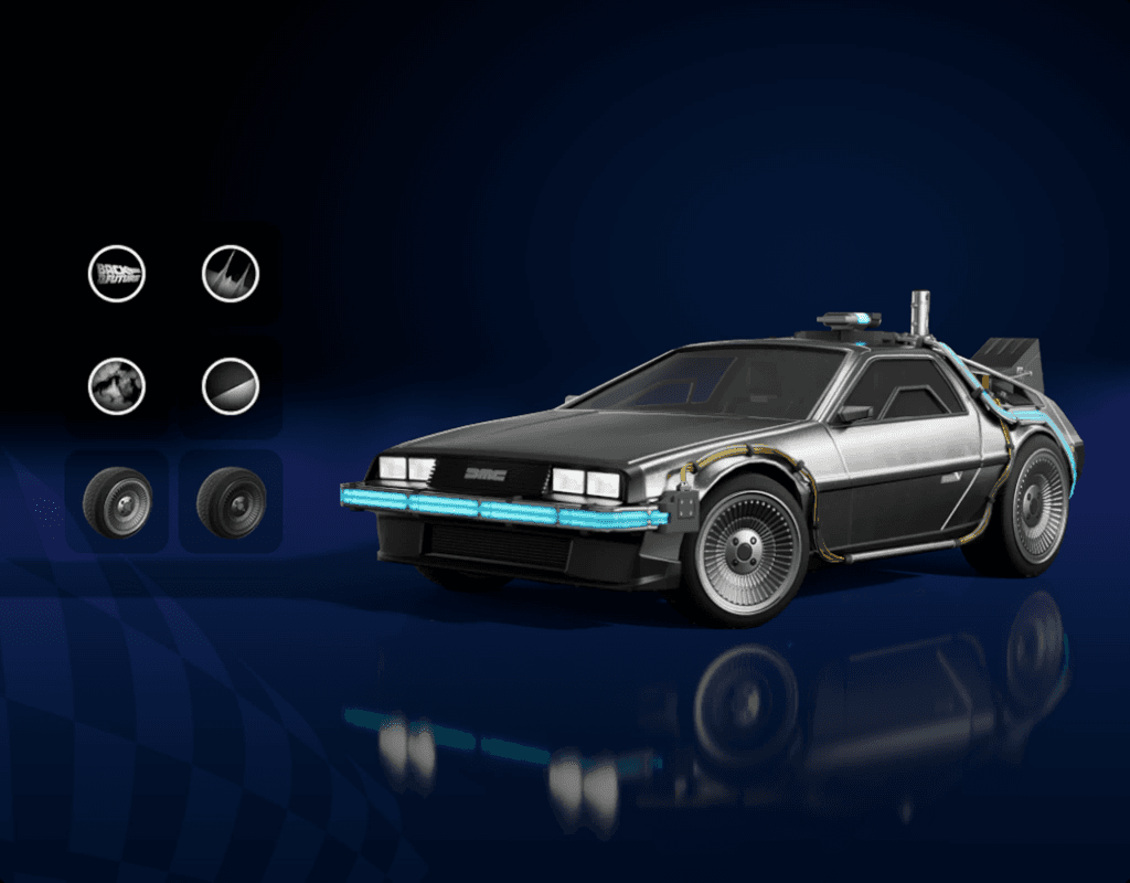 Back To The Future Time Machine Bundle — Epic Bundles Fortnite cosmetic