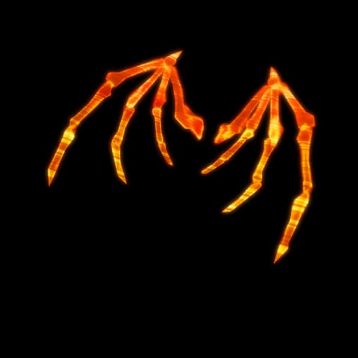 Skeletal Wings (COLOR ORANGE)