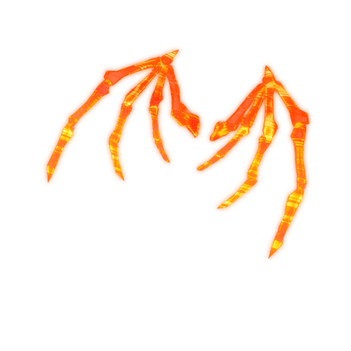 Skeletal Wings (COLOR ORANGE)