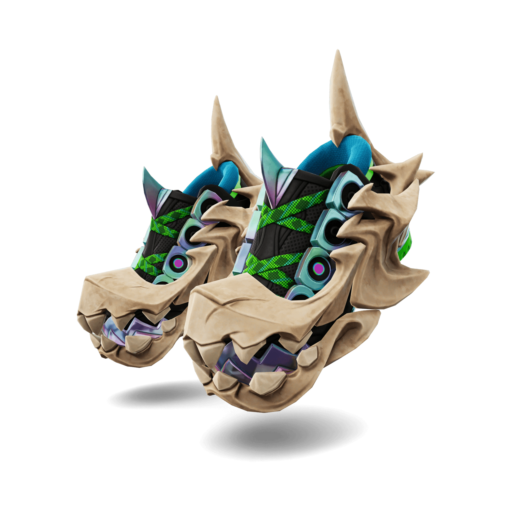 Megalo Stompers — Uncommon Kicks Fortnite cosmetic