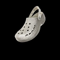 Crocs Baya Glitter Platform Clog 'Pearl White'
