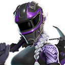 Elite Jules (Style Helmeted Violet Board Jules (reactive off)) — Uncommon Outfit Fortnite cosmetic