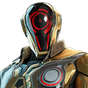 The Foundation (Reforged) (Visors Target Locked) — Uncommon Outfit Fortnite cosmetic