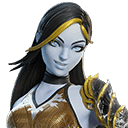 Lady Windfrost (Style Auric Lady Windfrost) — Uncommon Outfit Fortnite cosmetic