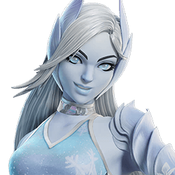 Lady Windfrost (Headpiece On) — Uncommon Outfit Fortnite cosmetic