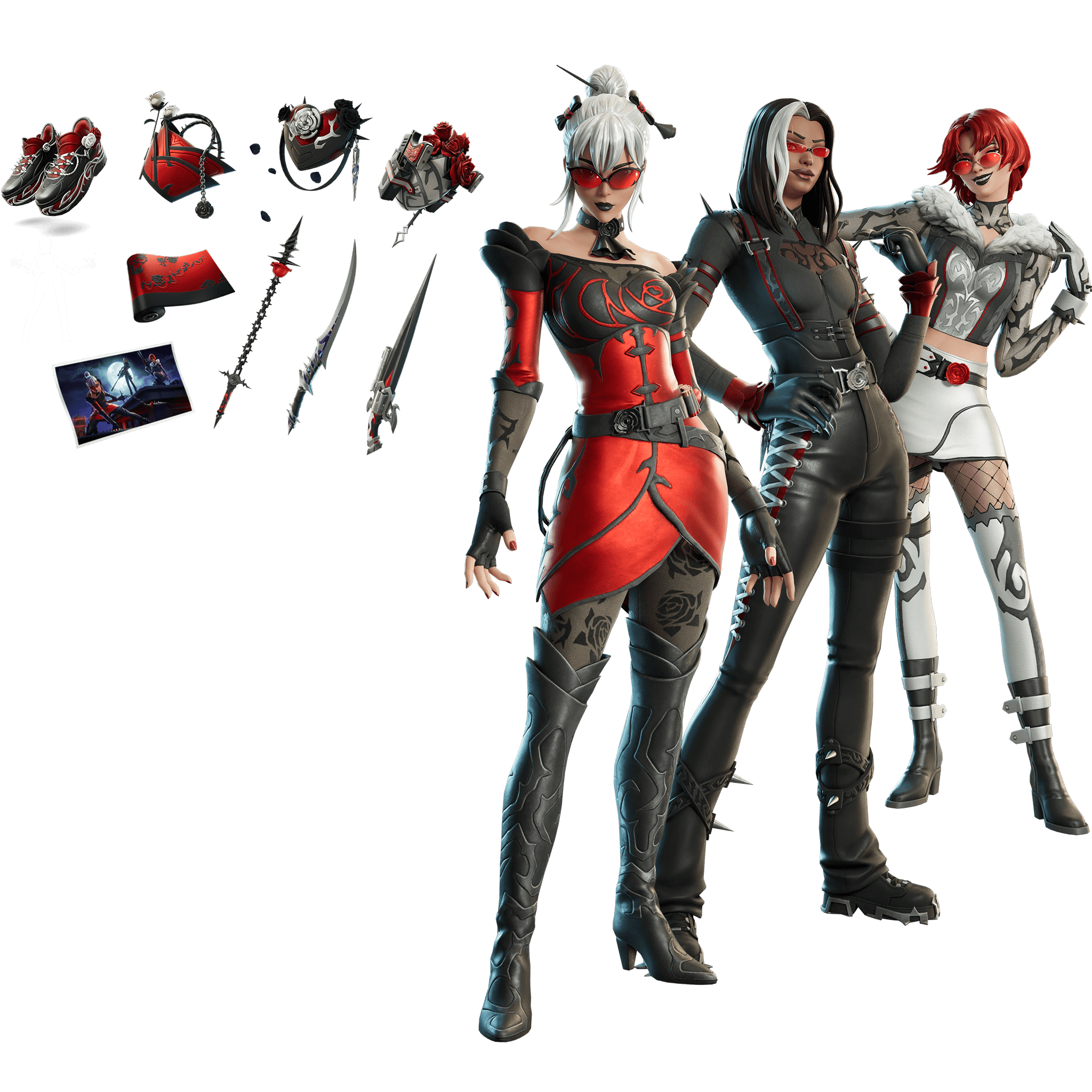 Roses & Ruin Bundle — Epic Bundles Fortnite cosmetic