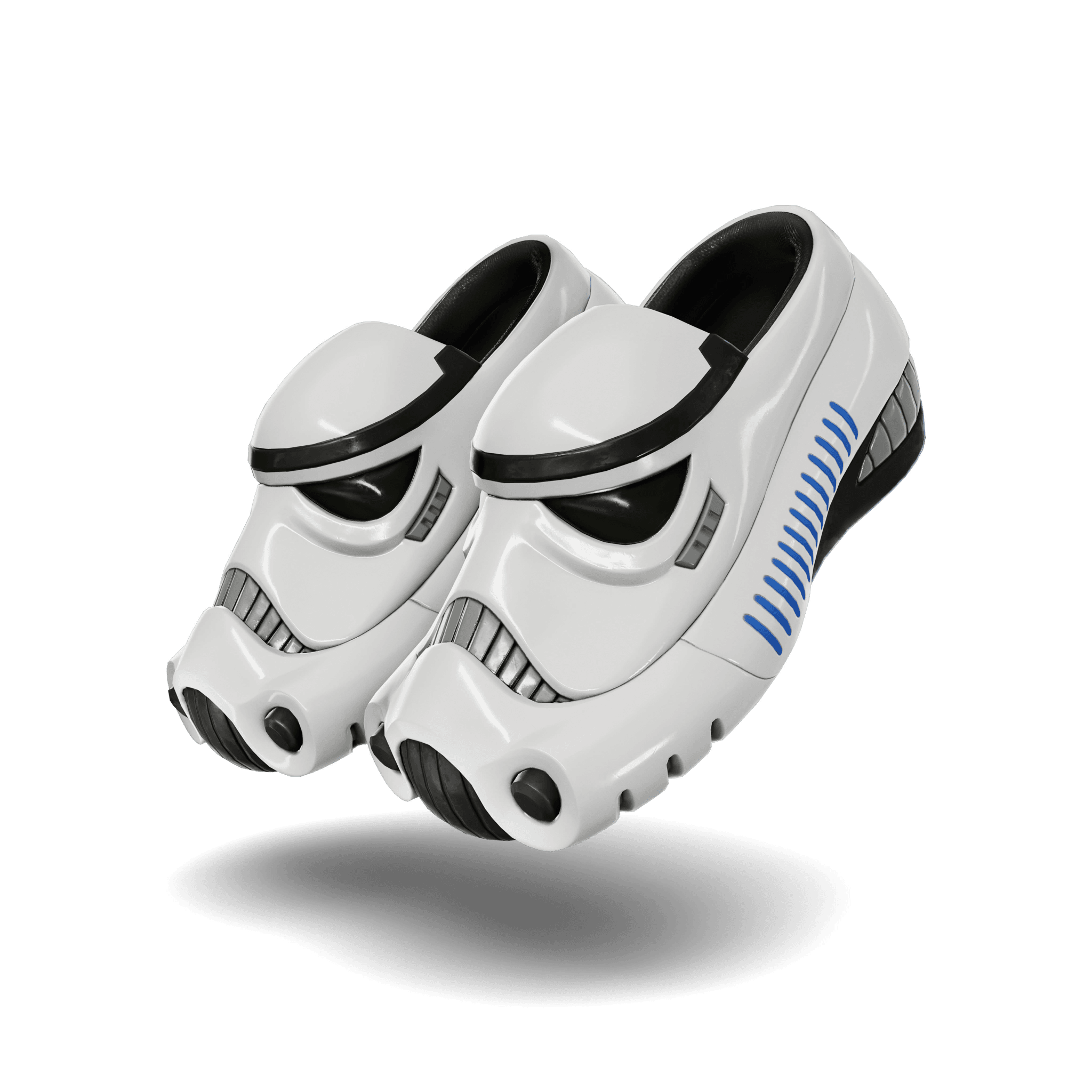 Stormtrooper Slippies — Uncommon Kicks Fortnite cosmetic