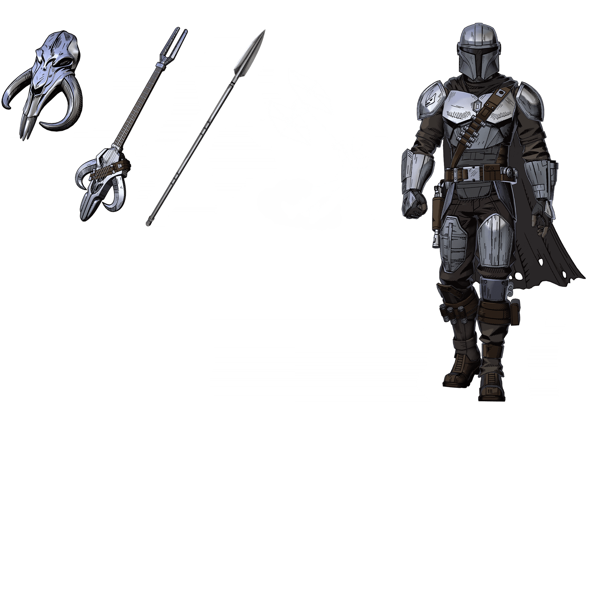 The Mandalorian (Pen & Ink) Bundle — Epic Bundles Fortnite cosmetic