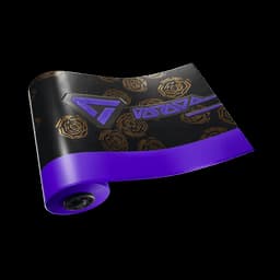 Night Rose Indigo — Rare Wrap Fortnite cosmetic