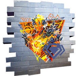 Burning Voyager — Epic Spray Fortnite cosmetic