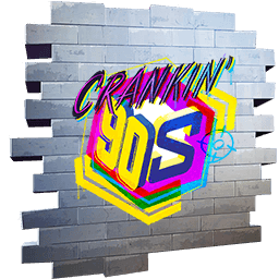 Crankin' 90s — Epic Spray Fortnite cosmetic