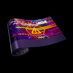 Glitching Nitemare — Rare Wrap Fortnite cosmetic