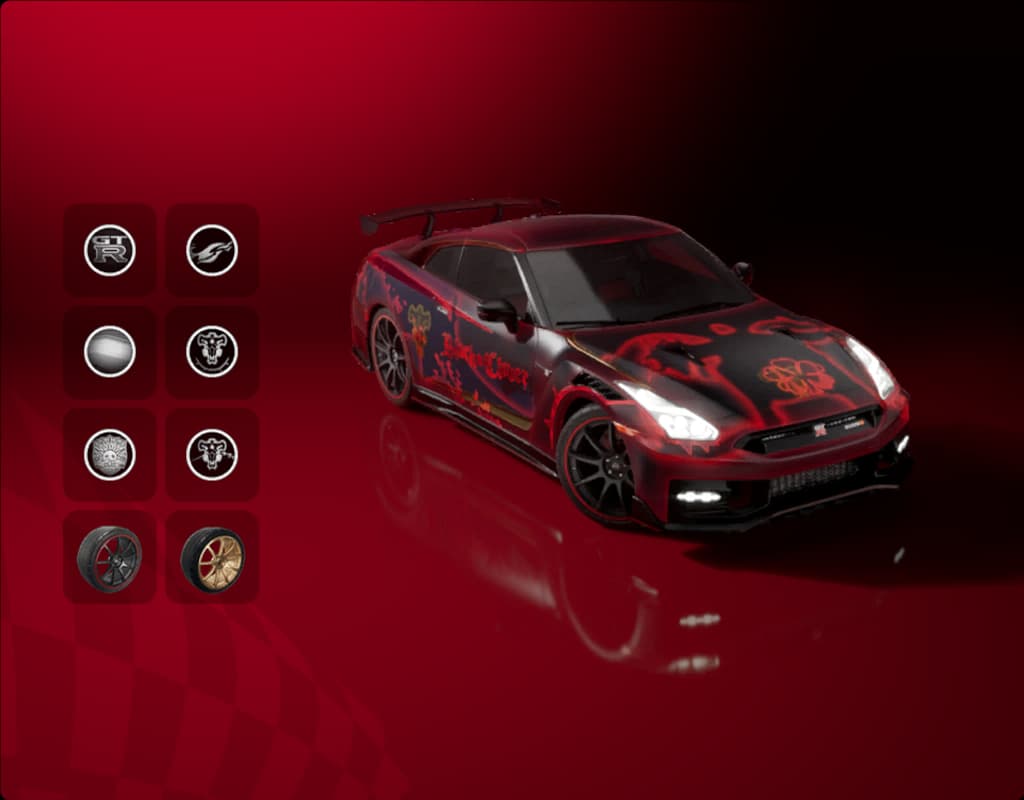 Nissan GT-R NISMO + Black Clover Bundle — Epic Bundles Fortnite cosmetic