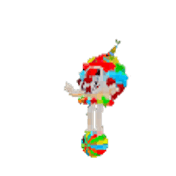 Rainbow Clown Clown Sahur