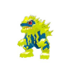 Rainbow Gorgonzilla