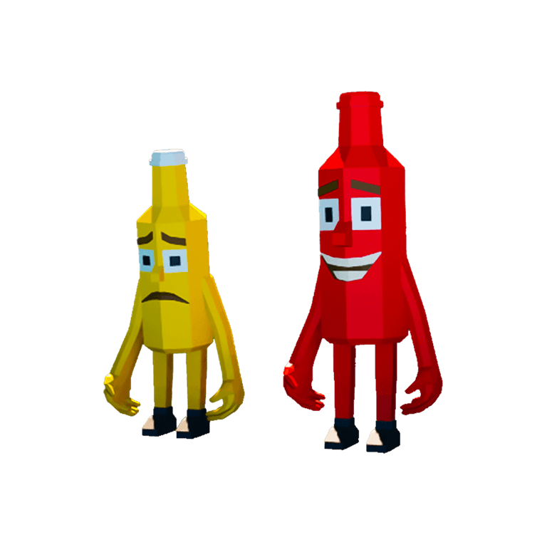 Rainbow Ketchuru and Musturu