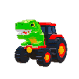 Rainbow Tractoro Dinosauro