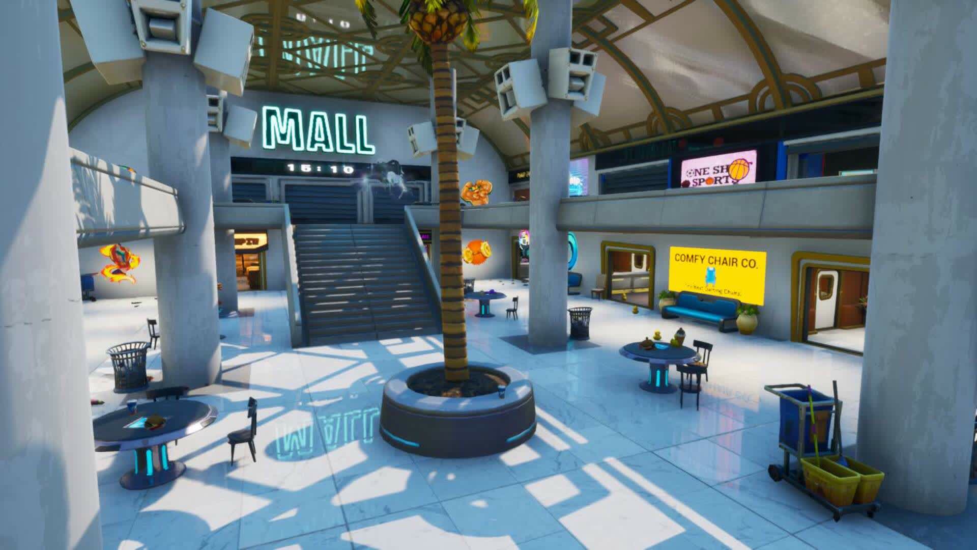 Modern Mall Prop Hunt — Fortnite Creative map
