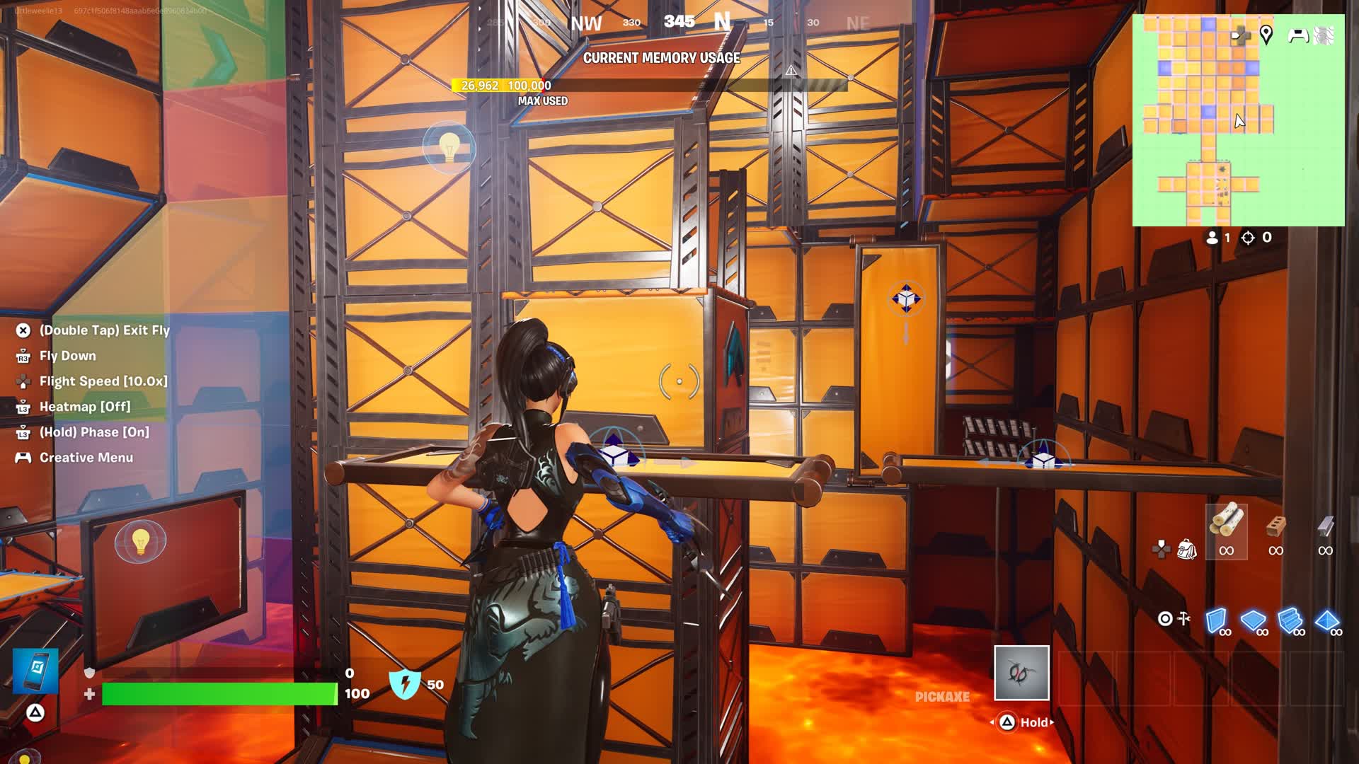 Lw's parkour elimination race — Fortnite Creative map