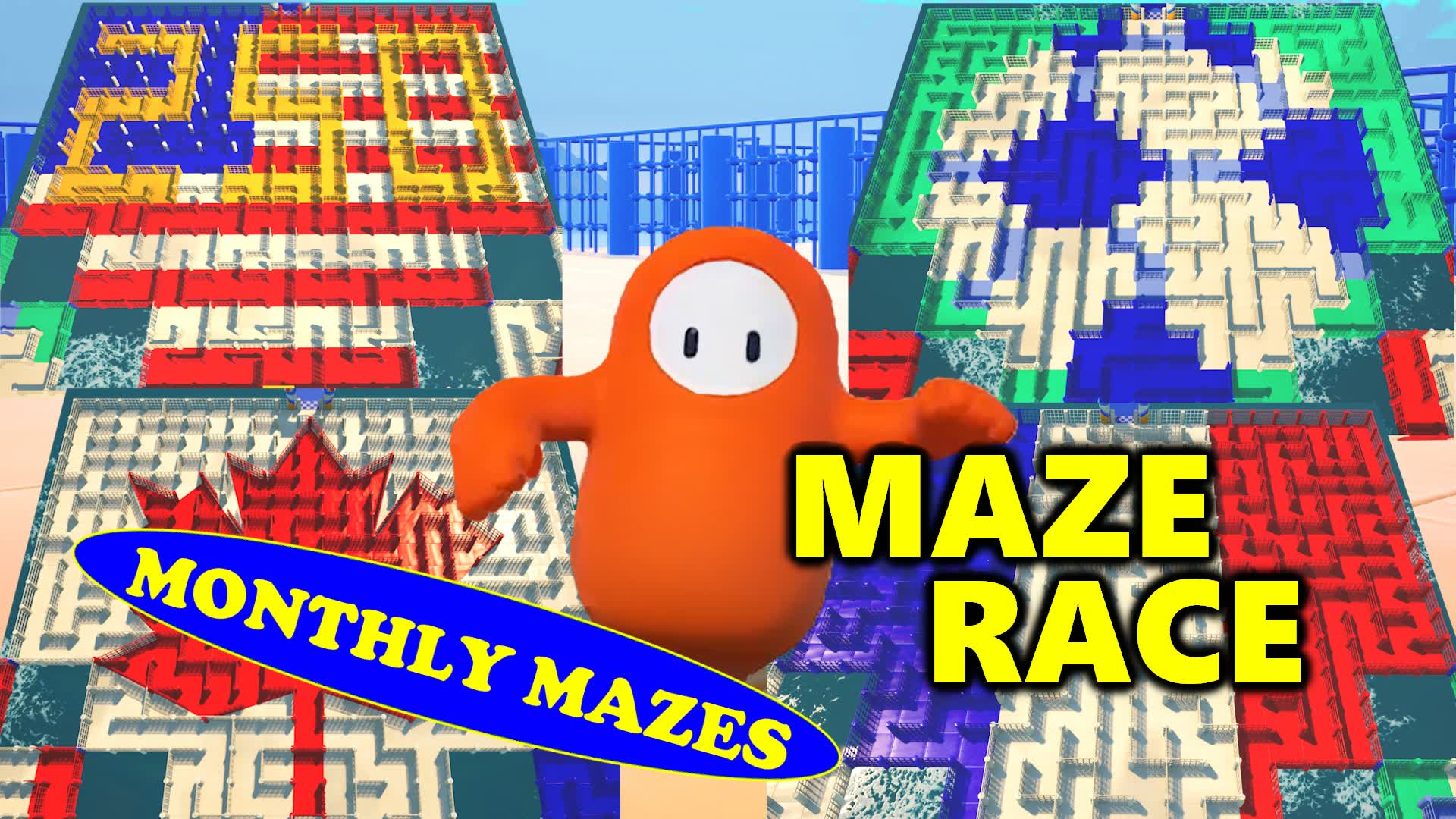 Fall Guys Rat Maze Race — Fortnite Creative map