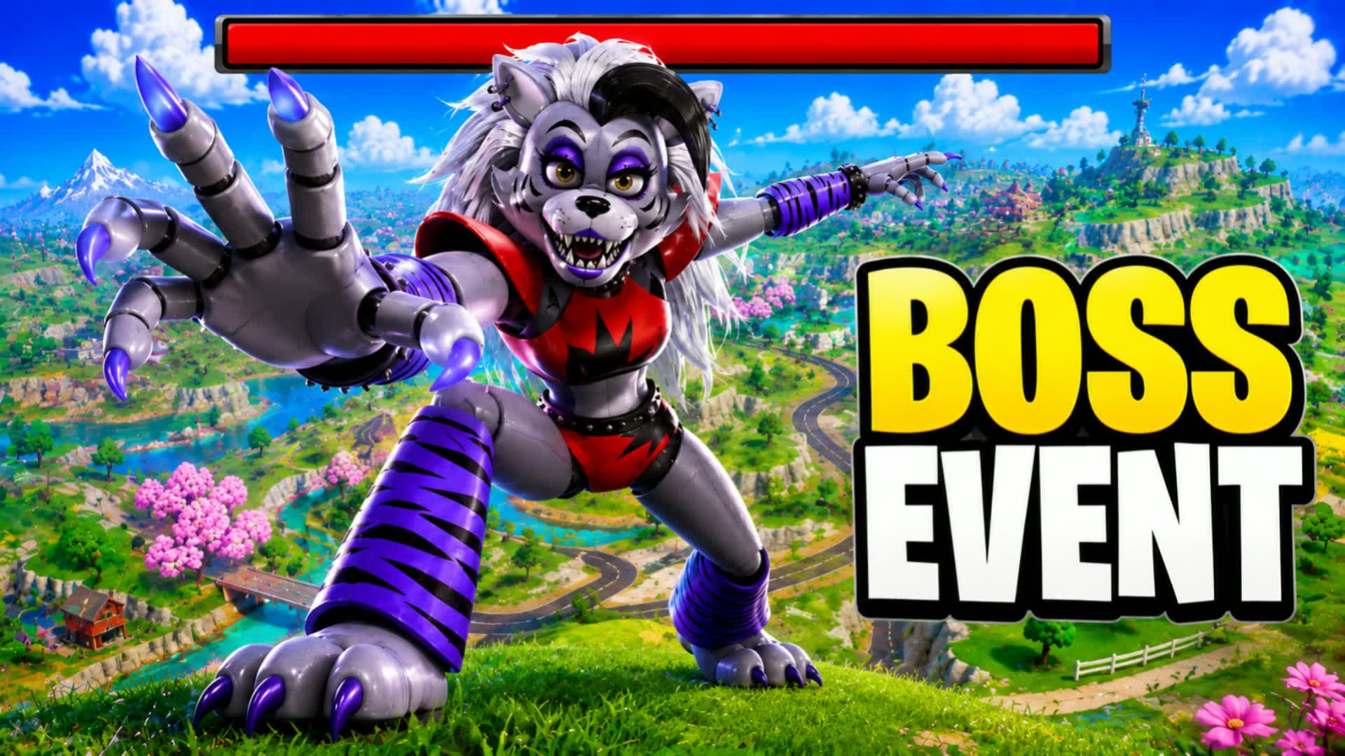 ROXY BOSS FIGHT EVENT - BOSSFIGHT โ Fortnite Creative map