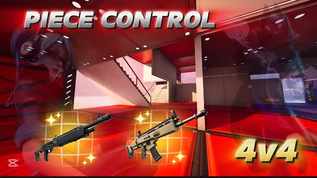 PIECE CONTROL RED VS BLUE 4V4 — Fortnite Creative map