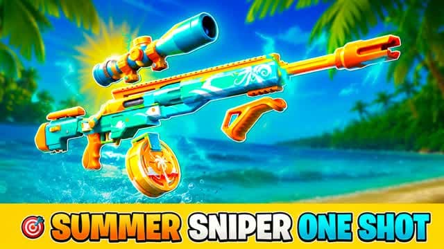 SUMMER SNIPER ONE SHOT π β Fortnite Creative map