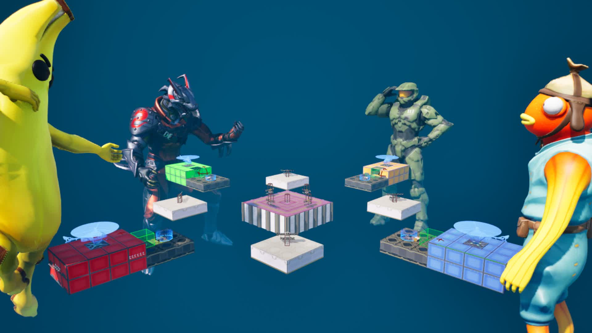 Heroes bed wars — Fortnite Creative map