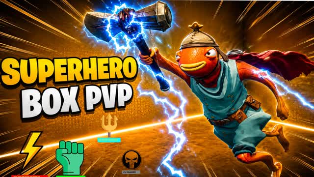 Superheroes BOX PVP — Fortnite Creative map