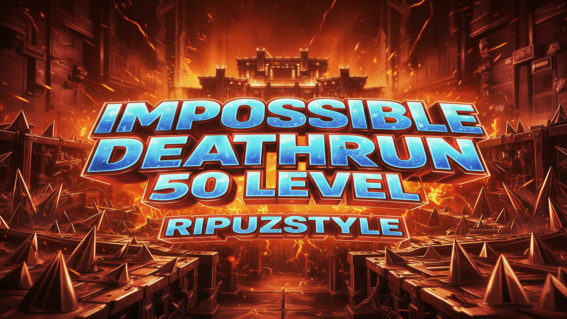 π± 50 LEVEL IMPOSSIBLE DEATHRUN / ripuz β Fortnite Creative map