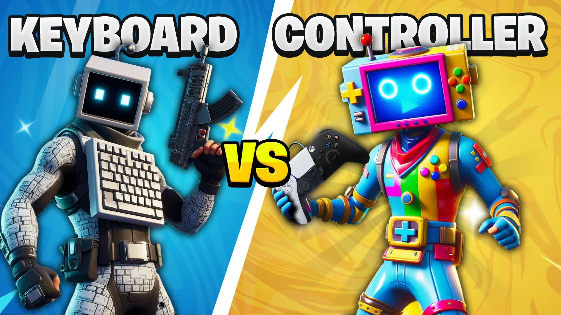🎮CONTROLLER VS KEYBOARD⌨️ — Fortnite Creative map