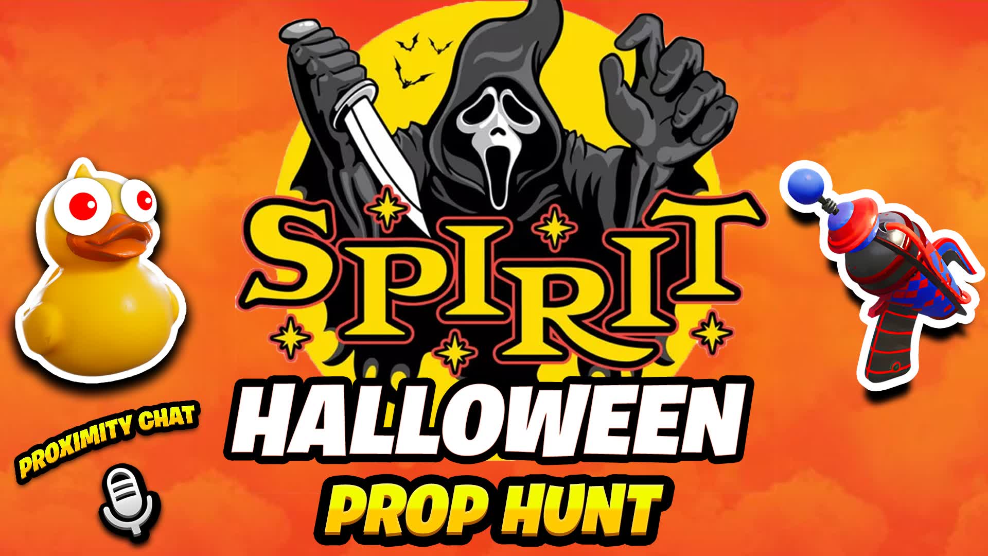 CRAZY SPIRIT HALLOWEEN PROP HUNT — Fortnite Creative map