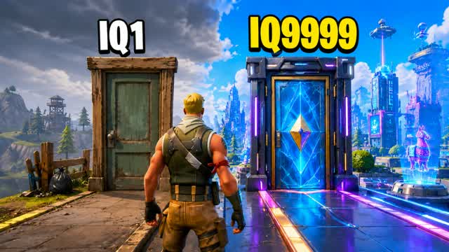🧠Escape Room IQ🧠 — Fortnite Creative map