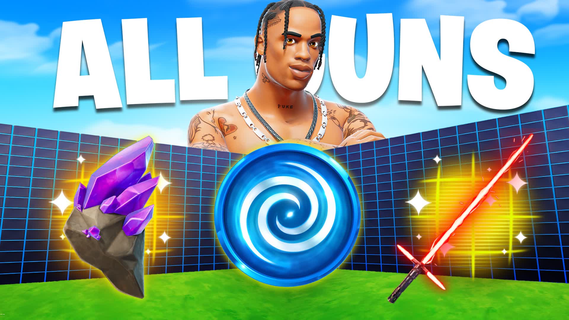 STAR 1v1 All GUNS - كل الاسلحة — Fortnite Creative map