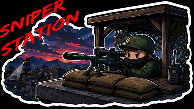 Sniper Station — Fortnite Creative map